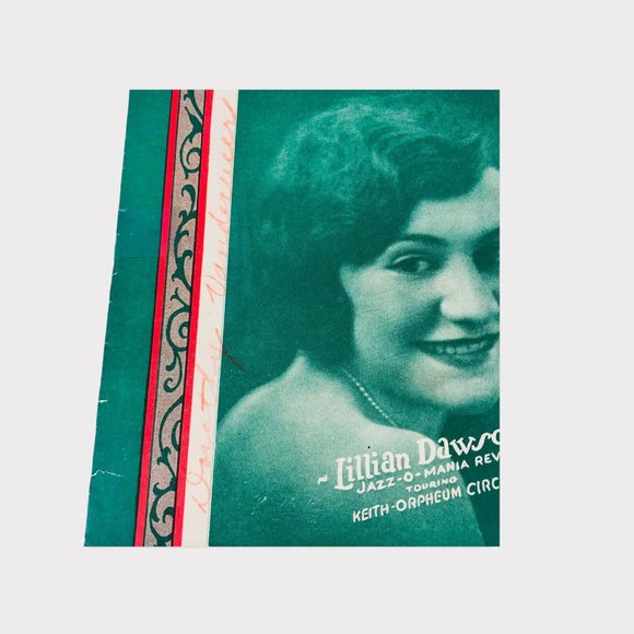 1926 Where The Red Roses Grow Lillian Dawson Henry Akst Vintage Sheet Music Weil - Picture 3 of 12